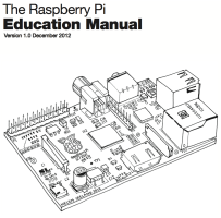 The cover of the Raspberry Pi Education Manual 